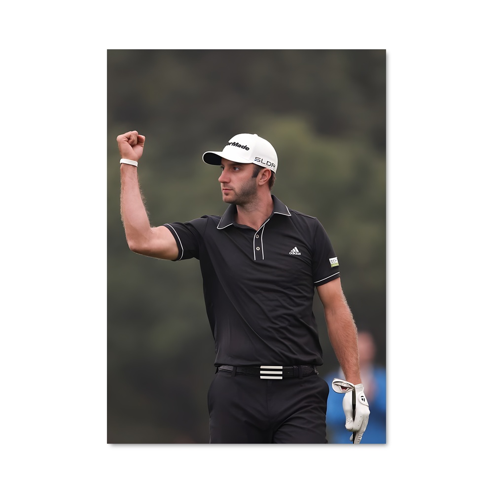 Poster Dustin johnson – affiche Golf